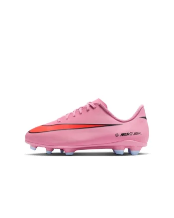 Ghete fotbal  Jr. Mercurial Vapor 16 Club FG/MG, sintetic, rosii,