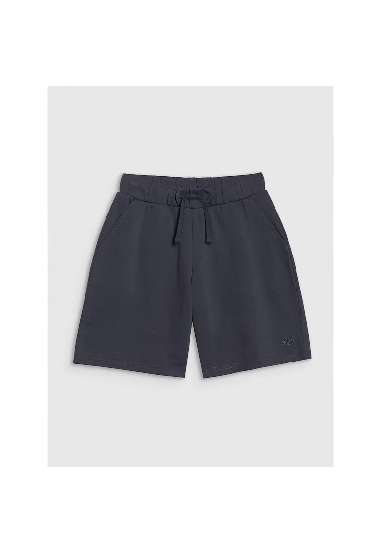 Pantaloni sport copii,  bleumarin, croiala supradimensionata, material bumbac