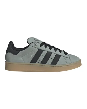 Pantofi sport Campus 00s de piele intoarsa, Negru/Verde pal/Caramel
