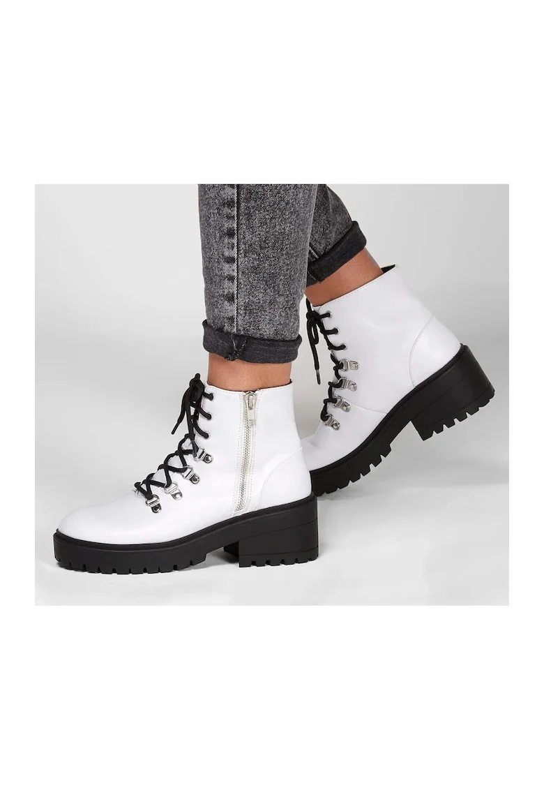 Ghete Casual Dama  49058 Wht Albe - Albsss, Alb