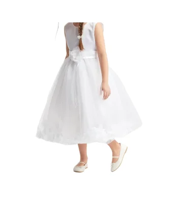Rochie de fetite  Alice, Tul, Alb, Alb