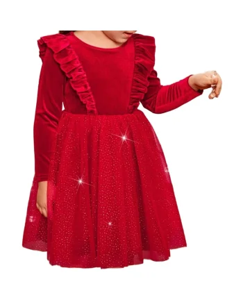Rochie  Tul, Rosu, Rosu