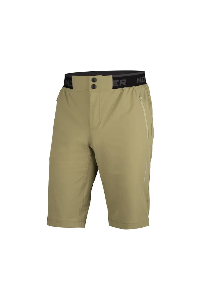 Pantaloni scurti cu talie elastica pentru barbati Roberto, Verde masliniu