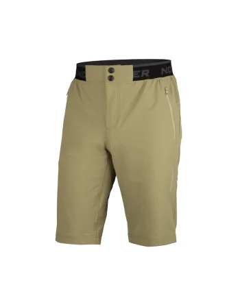 Pantaloni scurti cu talie elastica pentru barbati Roberto, Verde masliniu