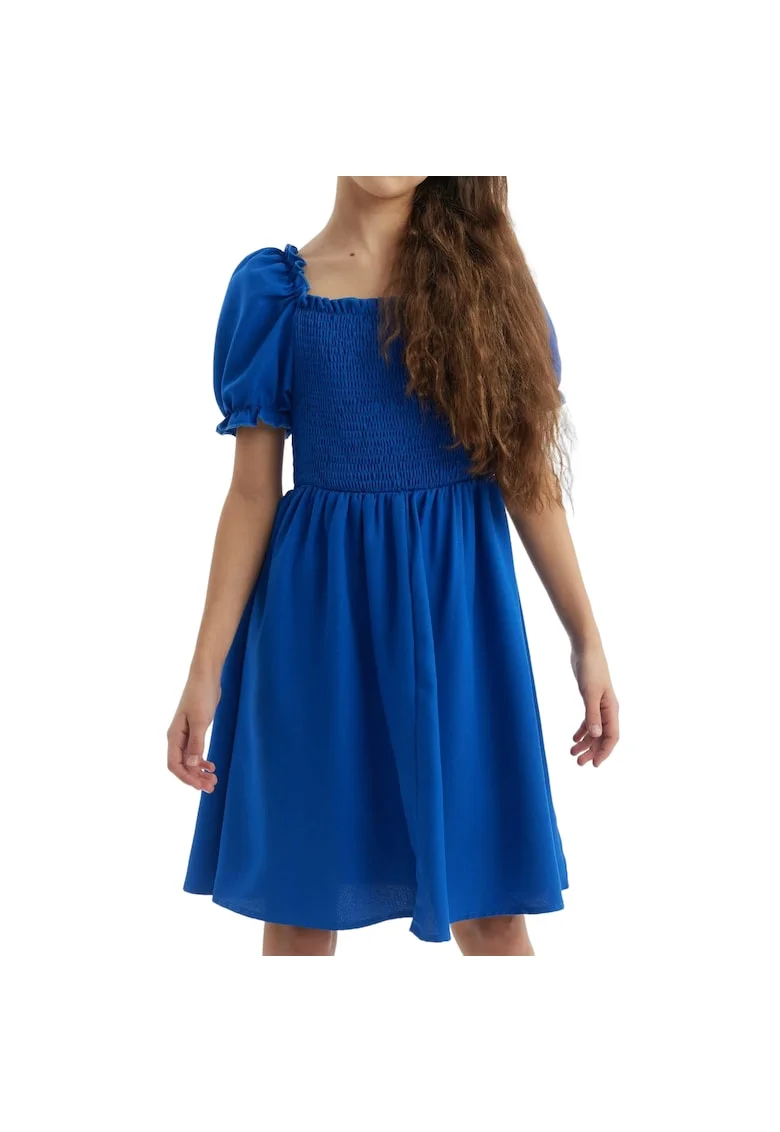 Rochie Elegantă pentru Fete Amaya – Design Unic, Confortabil și Ideal pentru Ocazii Speciale, Albastru inchis