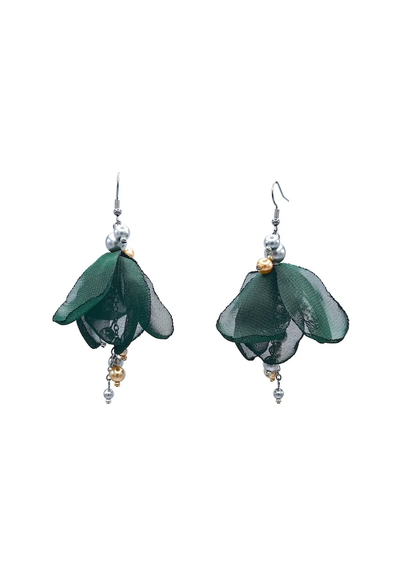 Cercei lungi Fairy, Verde