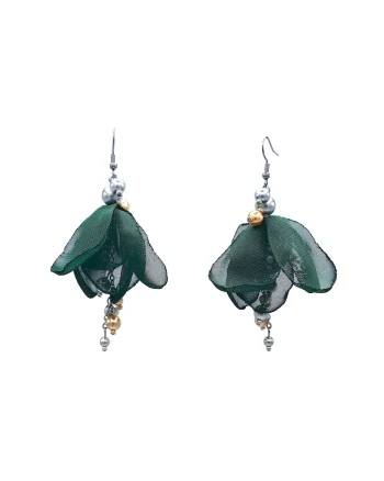 Cercei lungi Fairy, Verde