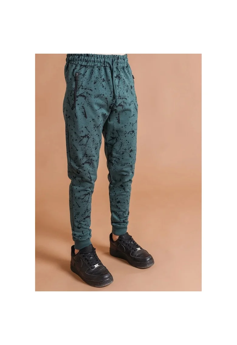 Pantaloni din bumbac, cu buzunare, pentru baieti, 6-7