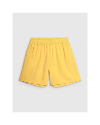 Pantaloni scurti de plaja,  galben, elastan, uscare rapida