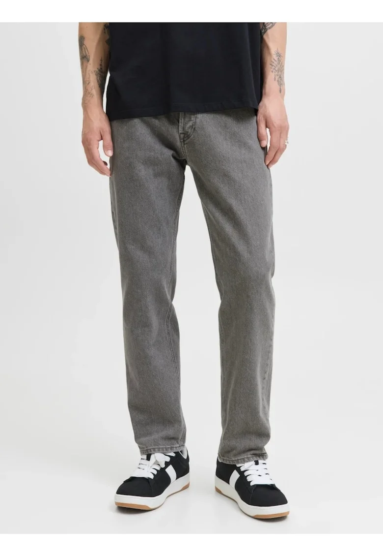 Blugi relaxed fit Chris, Gri, Gri
