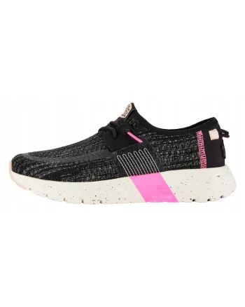 Pantofi Sport Femei Spuma EVA, Sirocco Sport Stripe, Negru, Negru