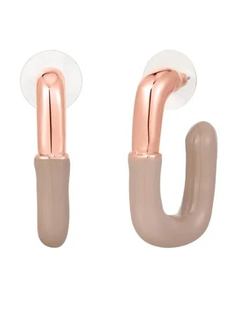 Cercei placati cu aur de 14K, Auriu rose
