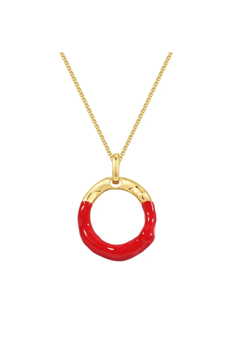 Colier placat cu aur de 14K, Auriu