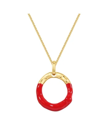 Colier placat cu aur de 14K, Auriu