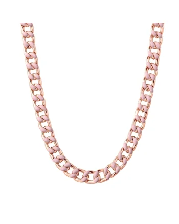 Colier placat cu aur rose de 14k, Auriu rose
