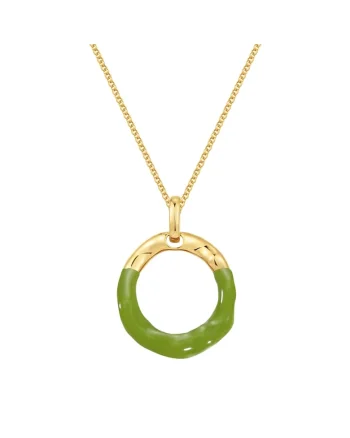 Colier placat cu aur de 14K, Auriu