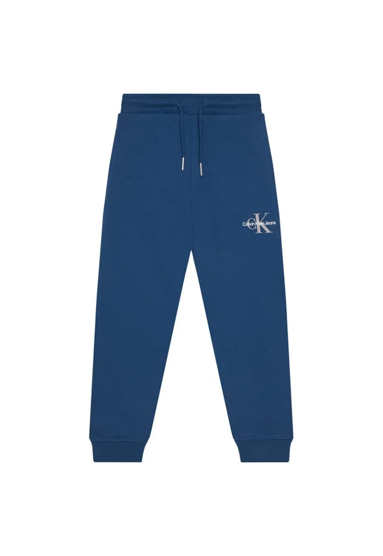 Pantaloni sport copii,  albastru, bumbac, Albastru