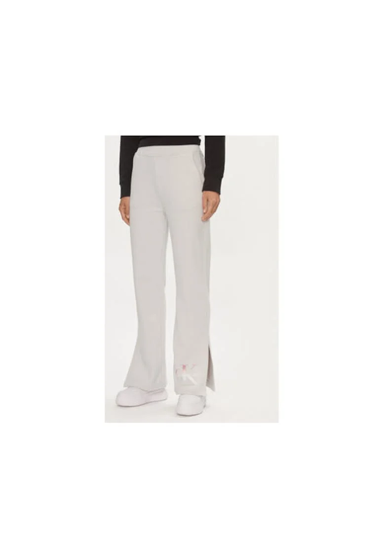 Pantaloni sport dama,  gri, bumbac organic, Gri