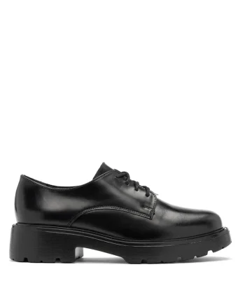 Pantofi de piele cu toc masiv Pauline, Negru