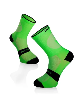 Sosete pentru ciclism CYCLING LIGHT SOCKS Fluo Green