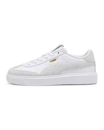 Pantofi sport cu insertii de piele intoarsa Lajla, Alb/Gri deschis