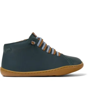 Pantofi sport mid-cut din piele Peu Cami 8497, Verde padure