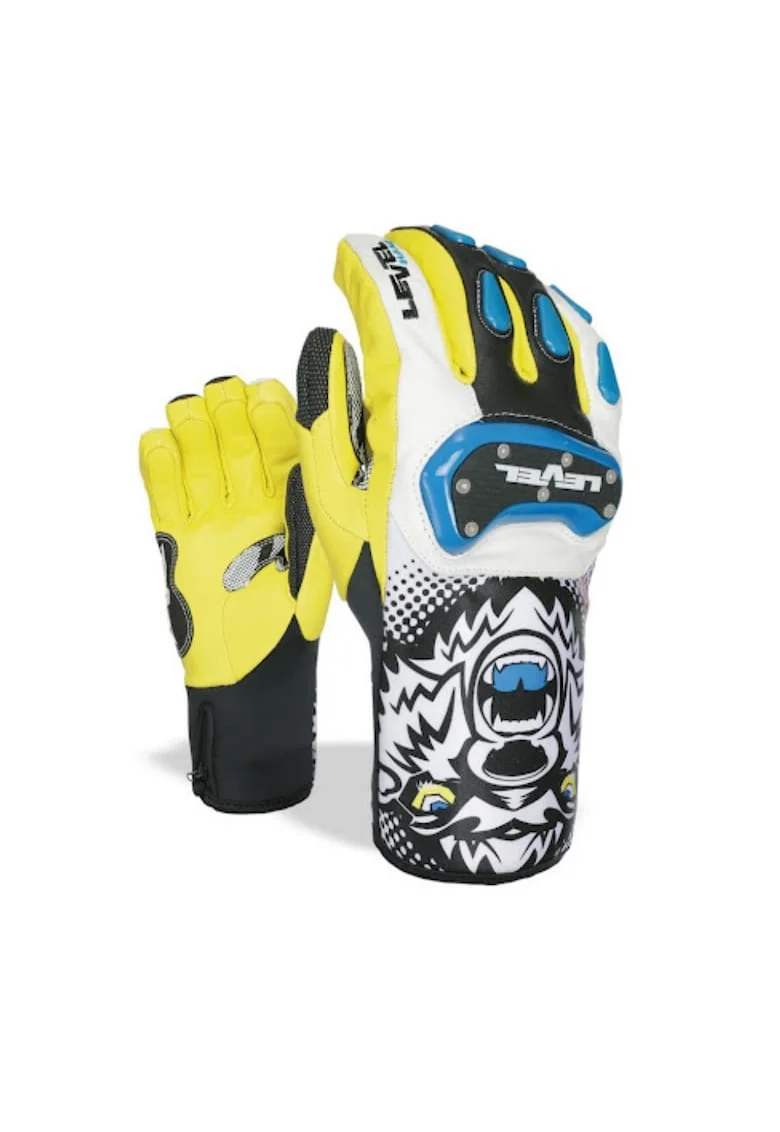 Manusi sport Level, model Race Speed, multicolor, marime XS, material piele naturala si poliester