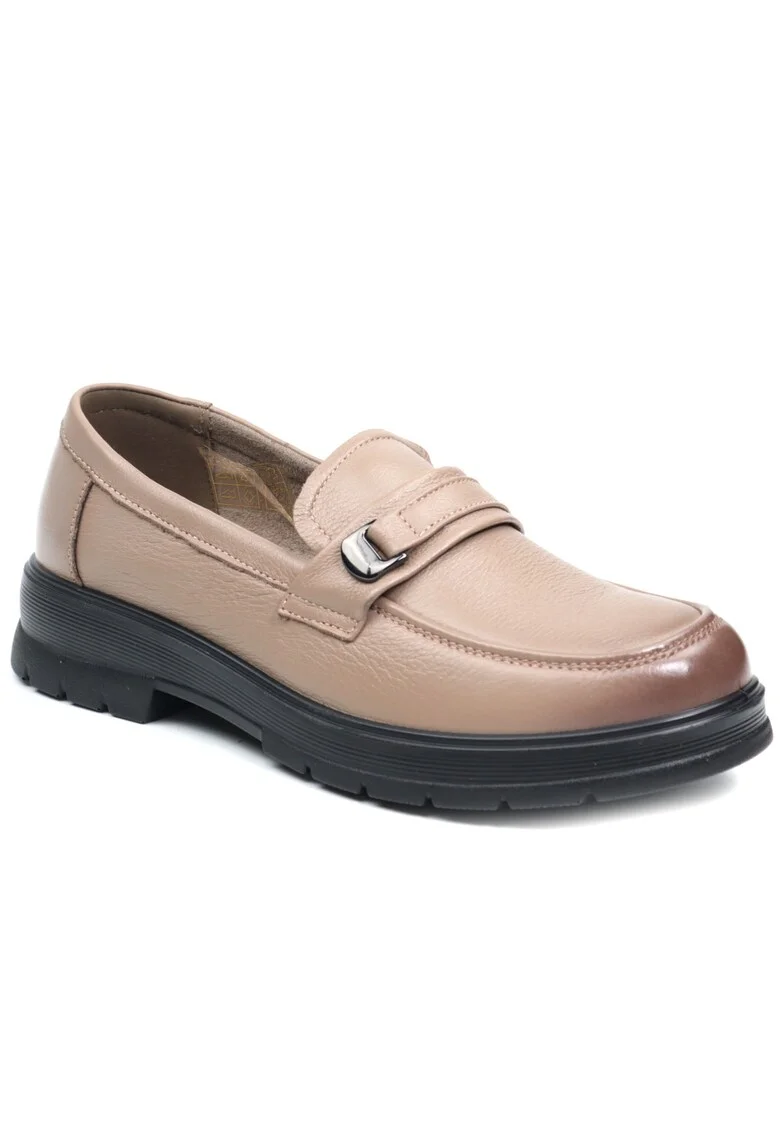 Pantofi dama N701-apricot, Bej