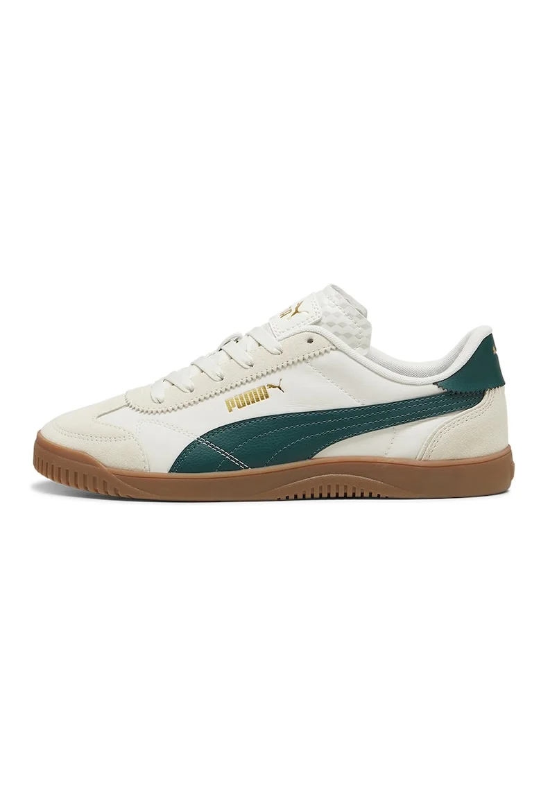 Pantofi sport cu garnituri de piele intoarsa Club 5v5 Lux, Verde/Gri deschis