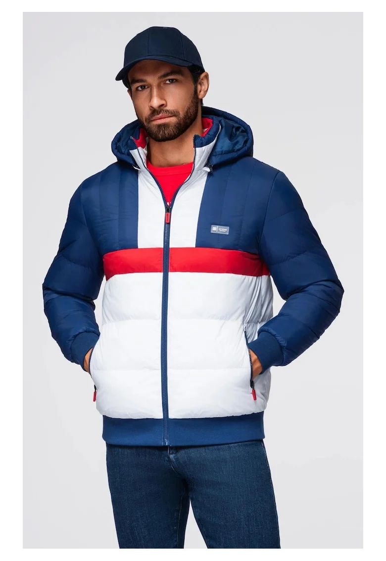Jacheta sport colorata in stil retro  OM-JALP-0296