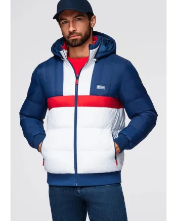 Jacheta sport colorata in stil retro  OM-JALP-0296