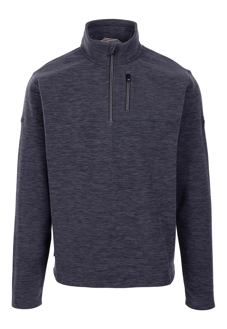Bluza de trening cu fenta cu fermoar Farnworth, Bleumarin