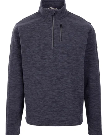 Bluza de trening cu fenta cu fermoar Farnworth, Bleumarin