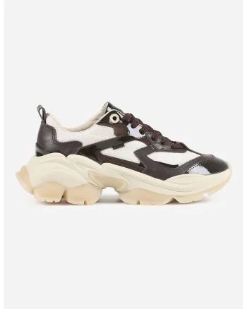 Pantofi sport cu insertii de plasa, Albastru prafuit/Alb murdar/Crem