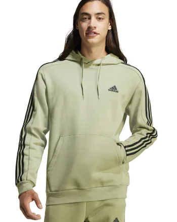 Hanorac din amestec de bumbac cu buzunar kangaroo, Verde pal
