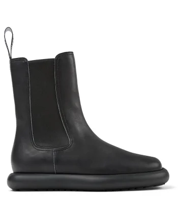 Ghete Chelsea de piele Onda 51791, Negru