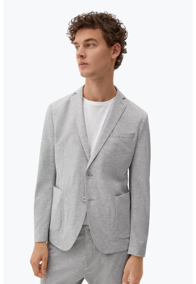 Sacou barbati cu croiala Slim fit Joog Suit gri deschis, Gri deschis