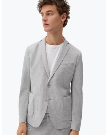 Sacou barbati cu croiala Slim fit Joog Suit gri deschis, Gri deschis