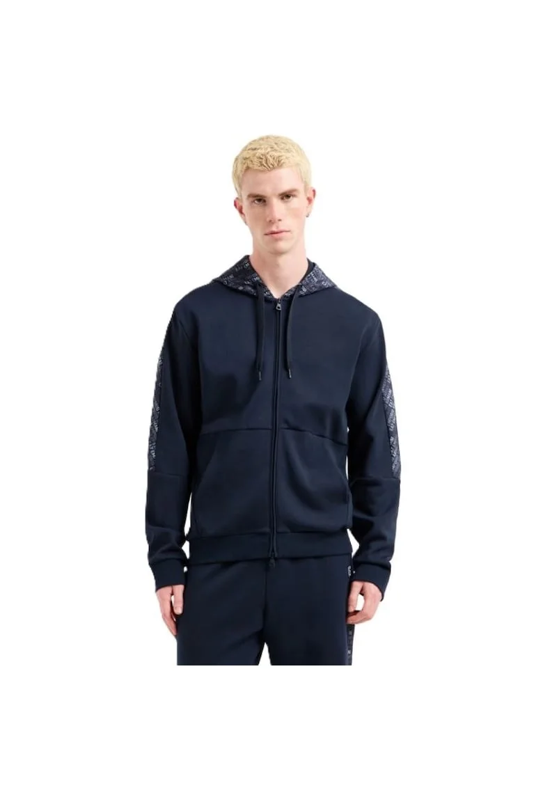 Bluza cu fermoar  M HOODIE FZ MONOGRAM PRINTED-7M000209-AF12660-UB102
