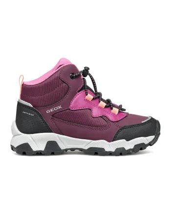 Ghete cu logo discret, Violet/Roz