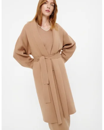 Cardigan supradimensionat, Bej