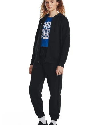 Pantaloni de trening cu snur de ajustare in talie pentru fitness Rival, Alb/Negru