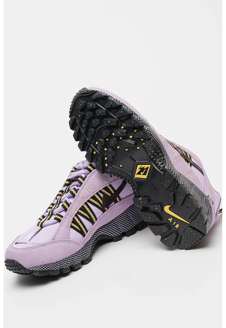 Pantofi sport unisex cu insertii contrastante Air Humara, Negru/Lila