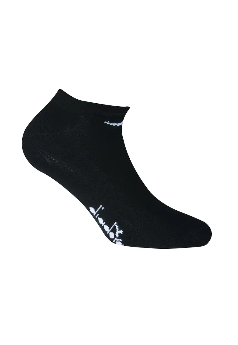 Set 3 perechi sosete unisex, bumbac, negru,, Negru