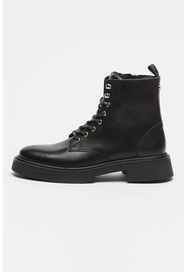 Ghete de piele Zeke, Negru
