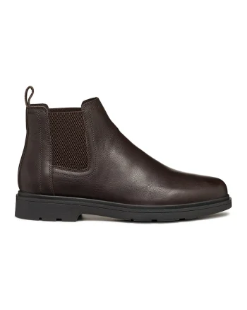 Ghete Chelsea de piele, Maro inchis