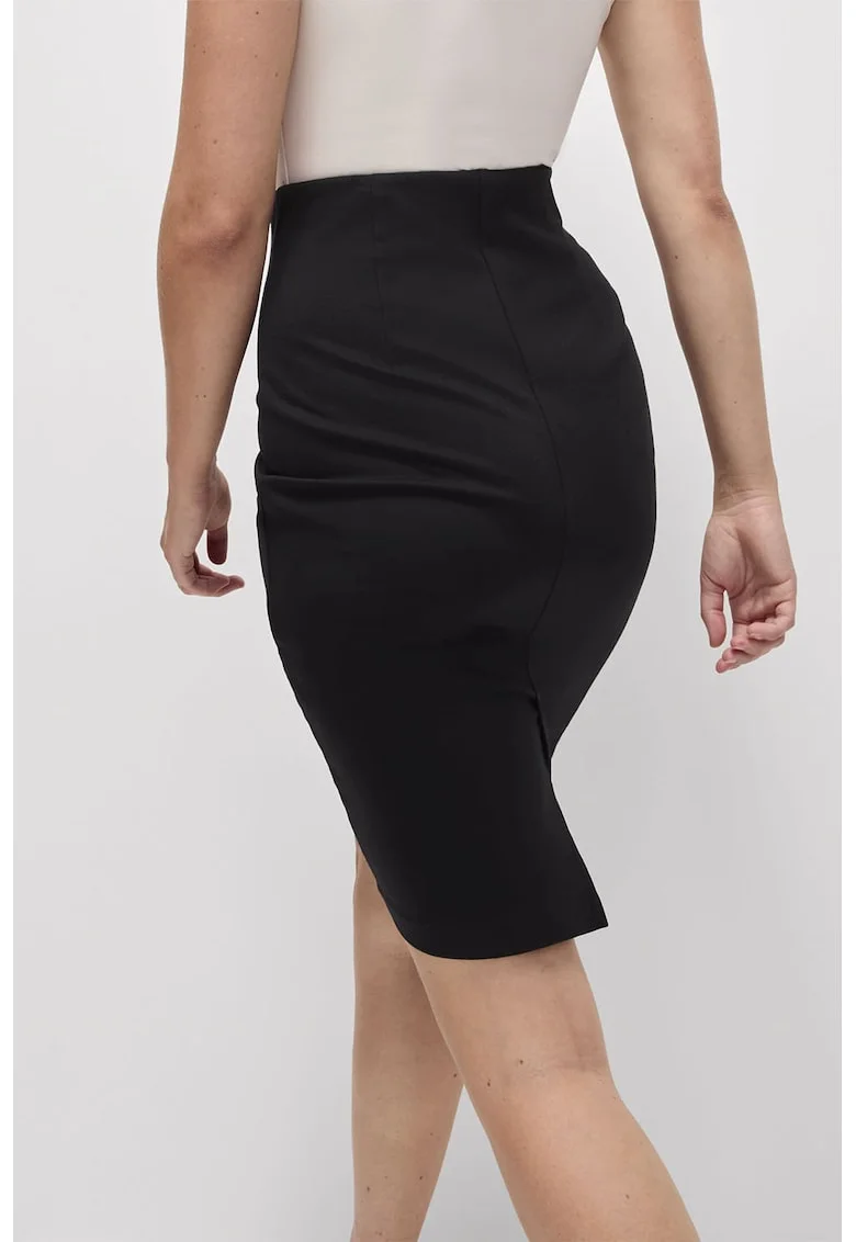 Fusta-creion mini, Negru
