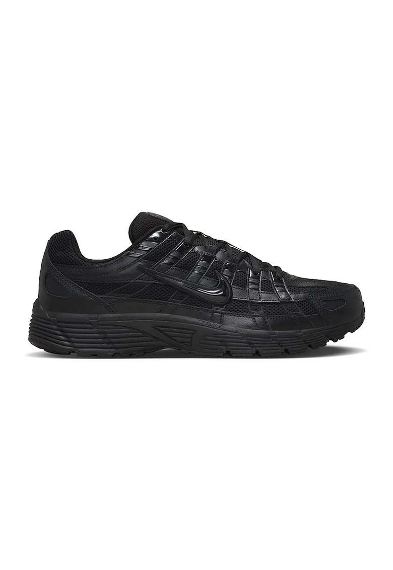 Pantofi sport cu insertii din plasa P-60000, Negru