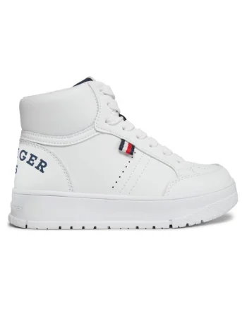 Pantofi Sport  logo High top Lace up sneaker-T3X9-33362-1355X336