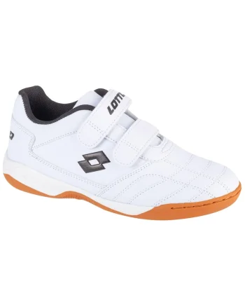 Pantofi sport copii  Pacer, sintetic, inchidere velcro, alb,